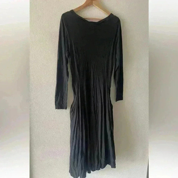 LILITH of France charcoal DRESS Bubble hem M/40 NWT PORTUGAL - Picture 8 of 12
